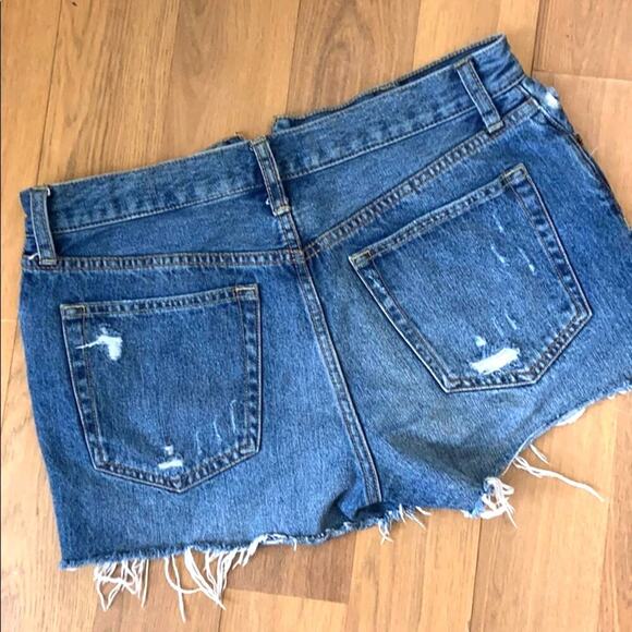 Free People X Revolve Sofia Short Denim Blue size 28 - Picture 6 of 14